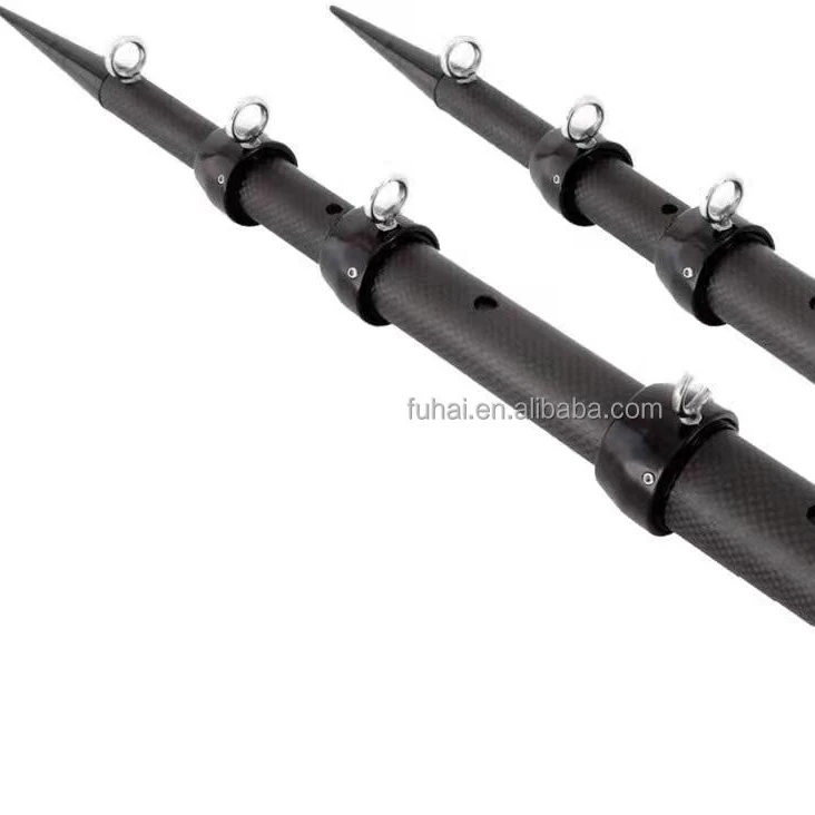 Телескопический опорный шест из углеродного волокна 4,5 м 6,0 м на заказ