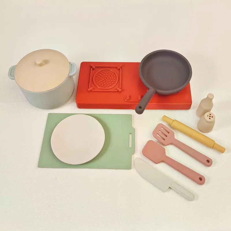 Baby Silicone and Toddler Simulation Kitchen House Toy Educational Toy Set
