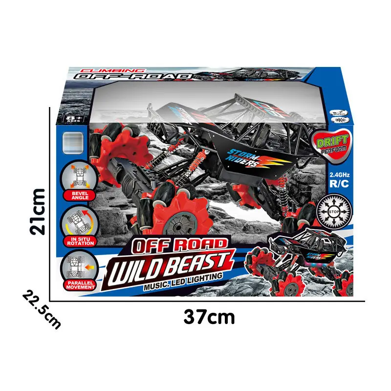 Hot R/C Hobby Car Toys 1/14 Off Road Climbing Drift RC Car with Light Music