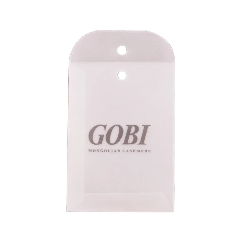 Semi Transparent Custom Logo Glassine Paper Envelope Garment Spare Button Bag