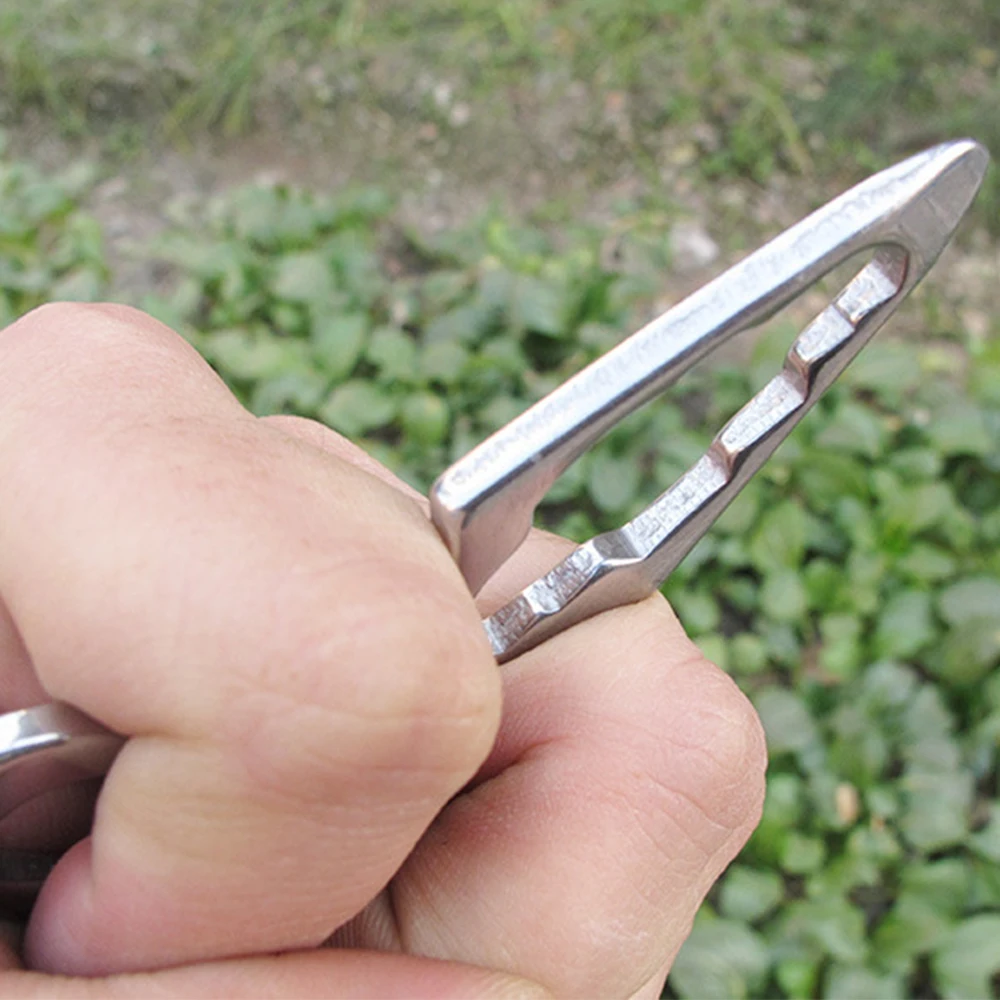 Camping Equipment Pocket Multifunction Survival Hand Tools  Keychain Wrench Stainless SteelMultifunction Pocket Tool