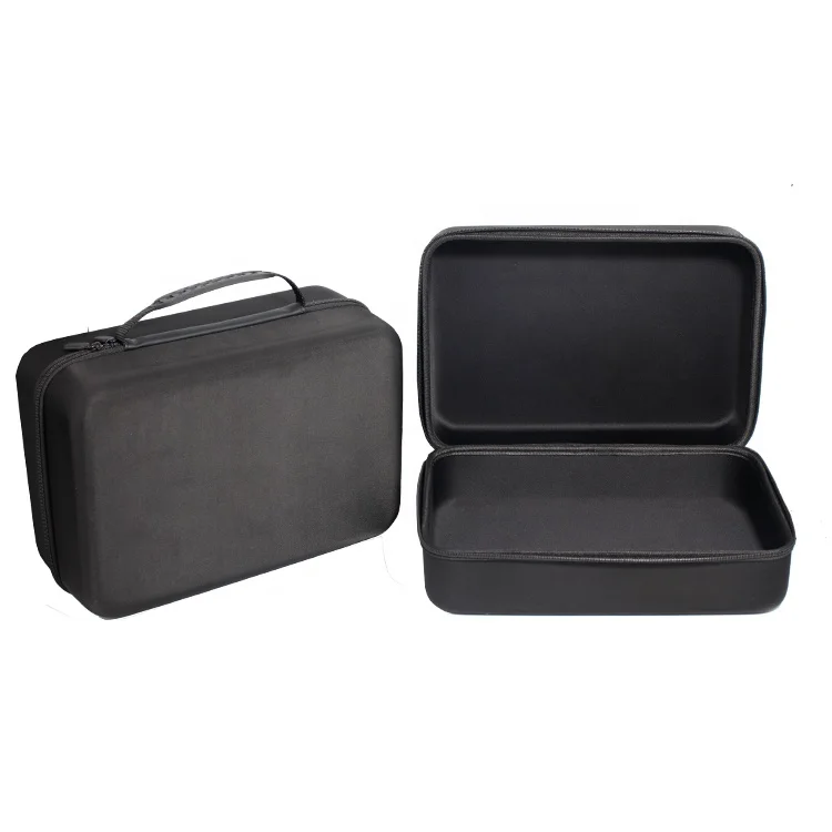 
custom size eva molded thermoform zipper hard shell protective case bag travel hard carry eva case 