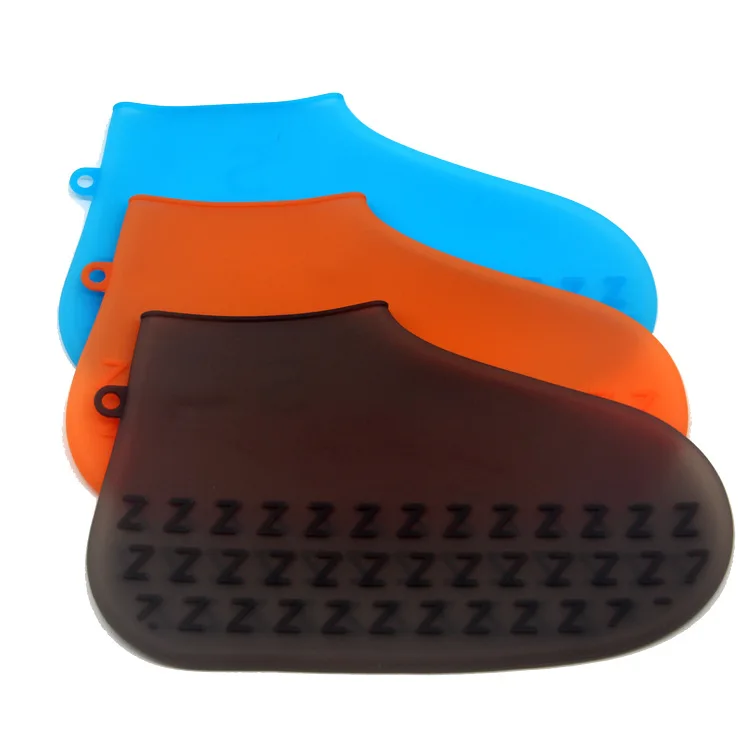 Whole Sale Customized Anti Slip Shoe Raincoat Reusable Rubber Silicone Waterproof Shoe Cover