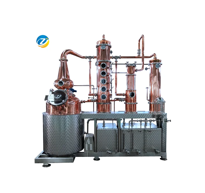 bubble plate reflux distilled coocker 300L