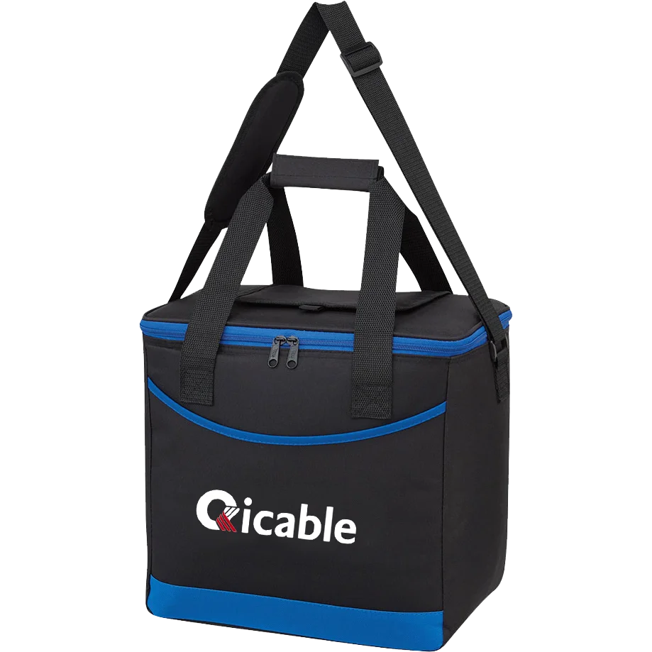 Reusable Picnic Camping froze food delivery Canvas insulated portable Lunch Cooler Bag