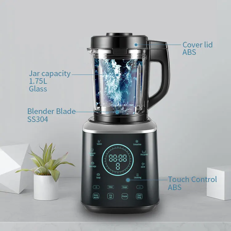 BPA Free Food Grade Commerical Heavy Duty Grinder Machine Juicer 1200W Mixer Fruit Smoothie Ice Nutri Power High Speed Blender