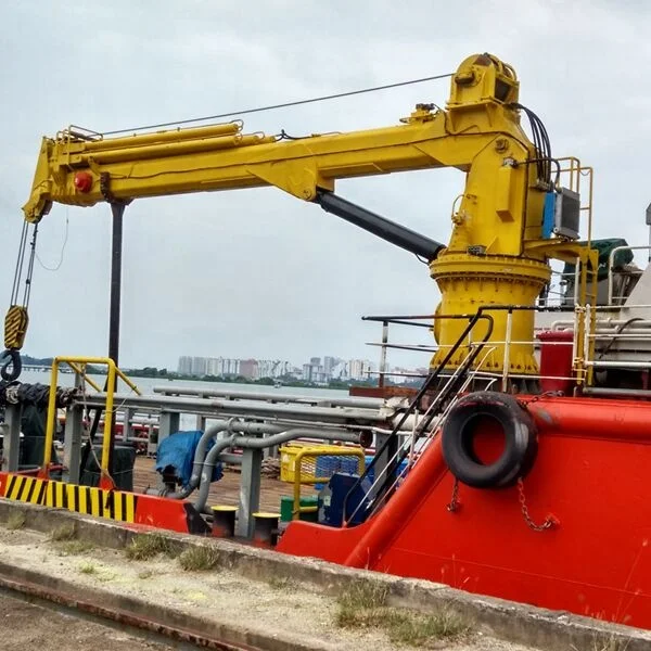 3T40M Offshore Hydraulic telescopic crane folding arm provision cranes for sale made in china