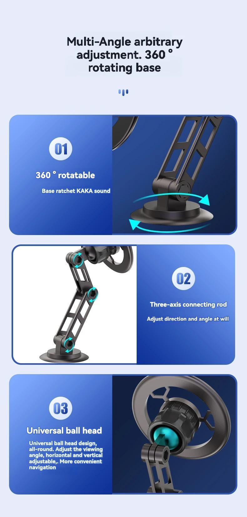 Phone Holder for Compatible Iphone Magsafe Ball Universal Magsa Folding Support Atb Esamcore & Tablet Phone Holder