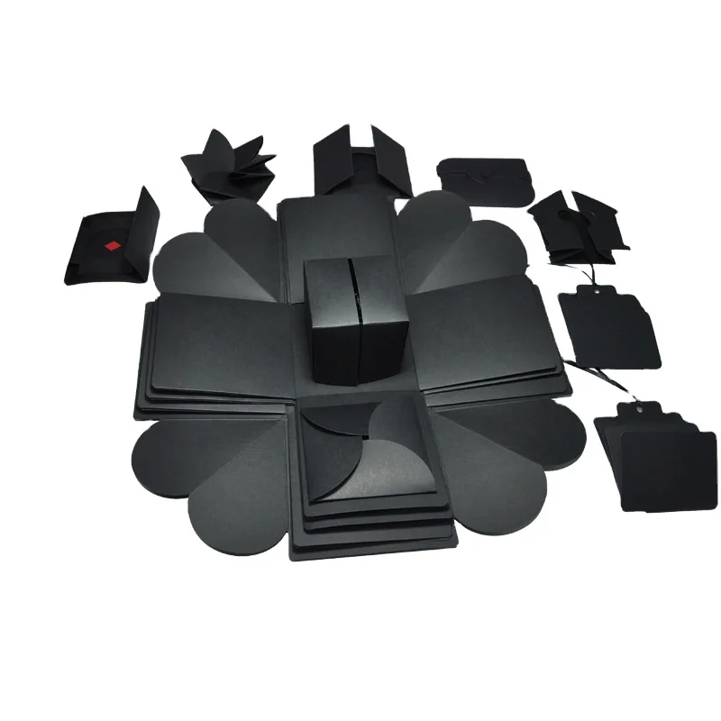 Шоколадная коробка для взрыва четырехслойная с Тедди Bea ручная работа «сделай сам» сюрприз любовь для Valen большой подарок детский душ воздушный шар S