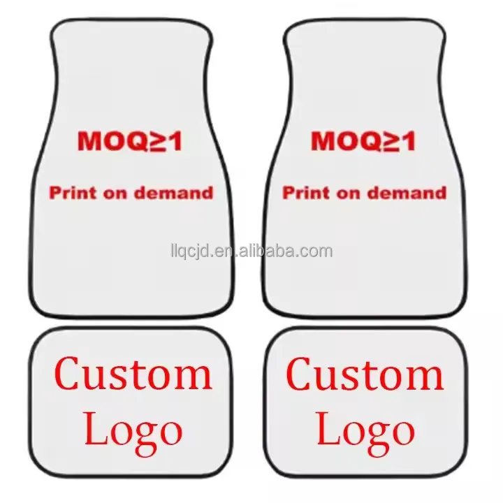 Print on Demand Sea Turtle Pattern 4 Set Interior Protection Universal Fit Car SUV Truck Custom Car Floor Mats