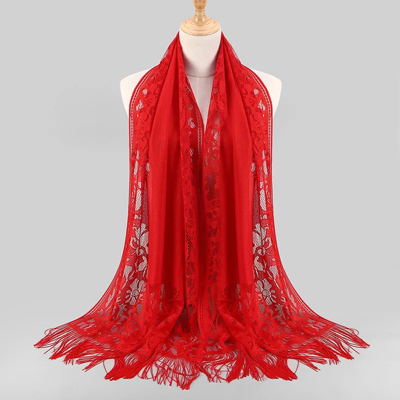 Fashion   Women Hijab ladies arab fashion lace turban Scarf and Shawls