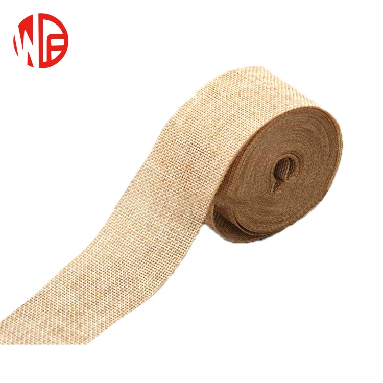 
High-Quality Purchase Lace Burlap Ribbon Jute Jute Insulation Roll Jute Cloth Roll Fabric 