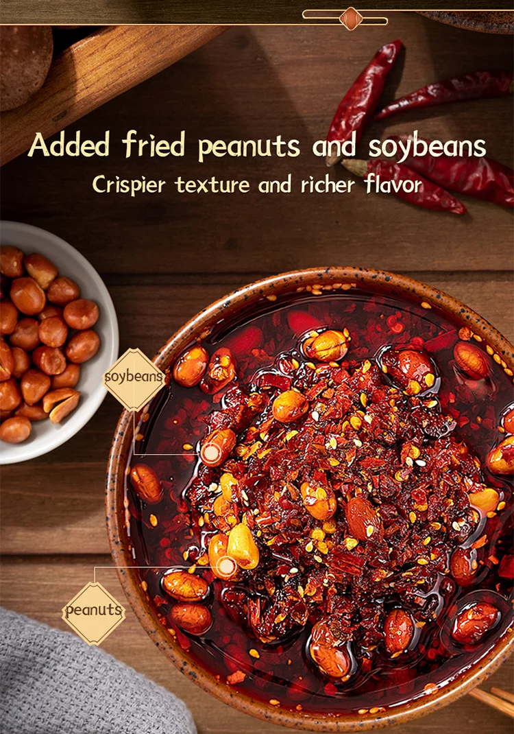JI XIANG JU eu certification chinese brands chili oil sauce peanut