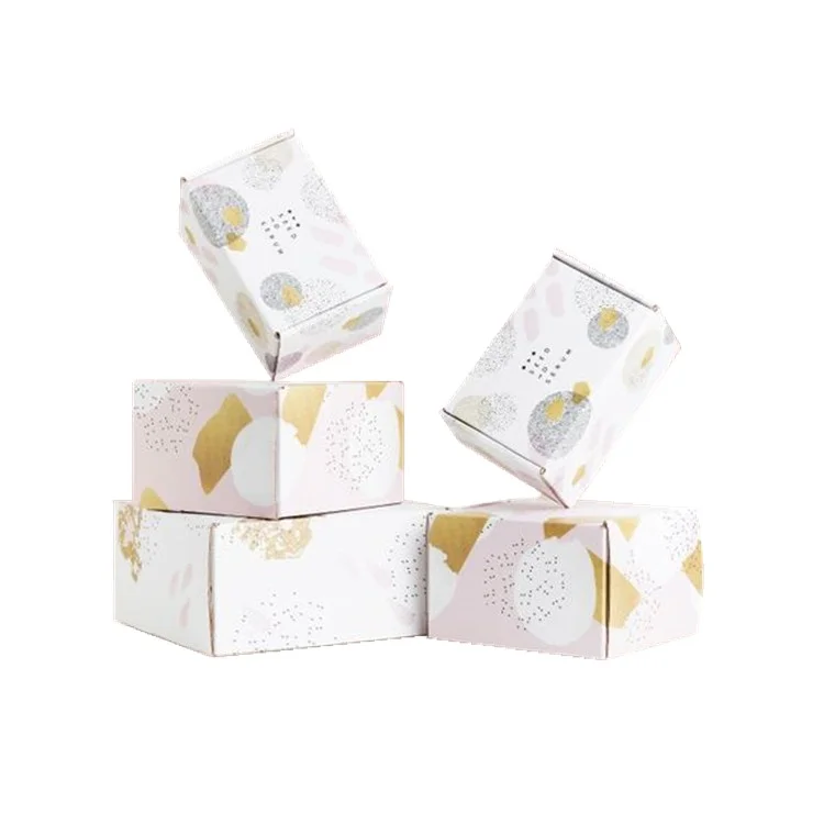 In Stock 10ml Glass Roller Bottle Packaging White Paper Box For Essential oil Perfume