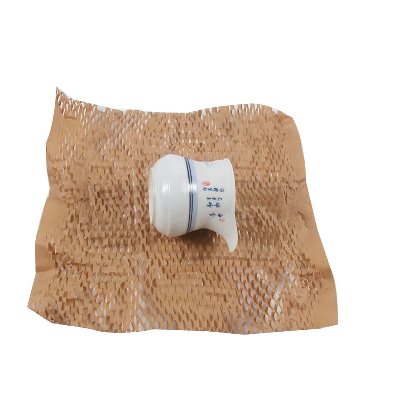 Honeycomb Cushioning Wrap for Moving Shipping Packaging Gifts Recyclable Honeycomb Paper Supplies Bubble Kraft Paper