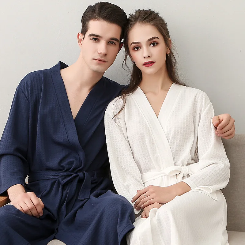 Wholesale Luxury Waffle Hotel Customize Robe Spa