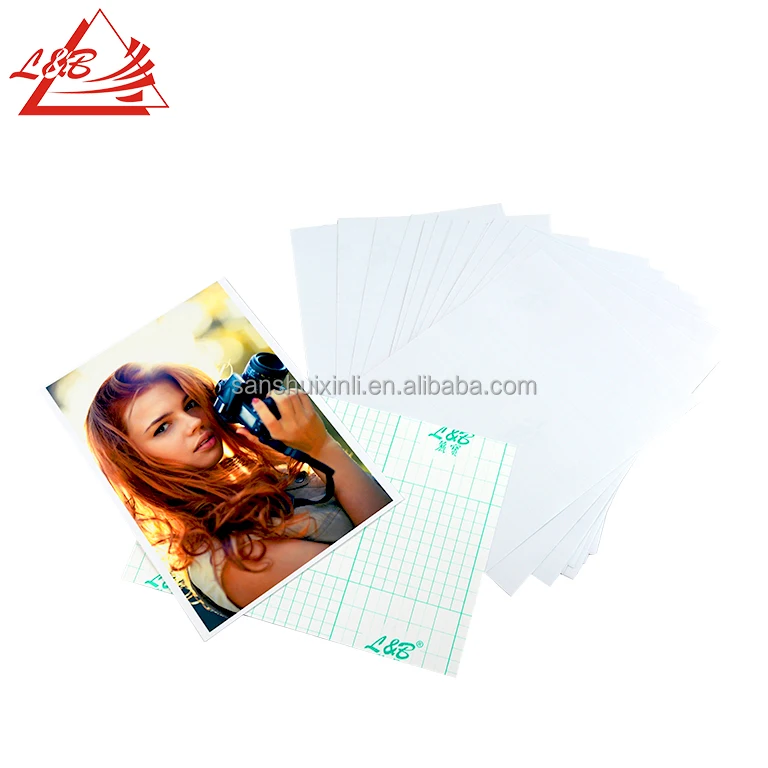L&B Self Adhesive Cold Laminating PVC sheets, 160gsm coated paper, photo sticker protection, DIY decoration, cover