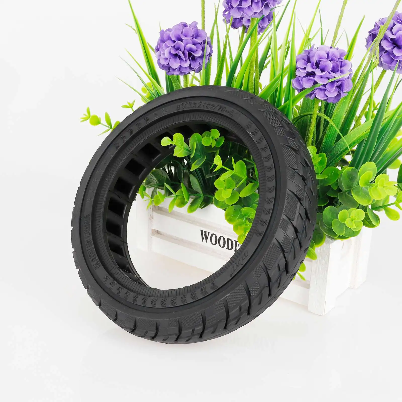 Black Ulip 8 1/2*2(50/75-6.1) off-road solid tire 8.5 inch e-scooter tire replacement for xiaomi m365 1S pro pro2 scooters