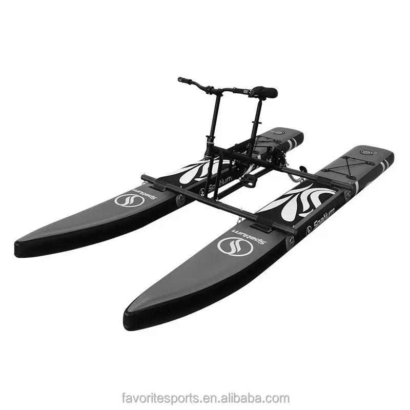 Favorite 2023 New Trendy Inflatable water boat sea hydrofoil bike cycle pedal boats for sale
