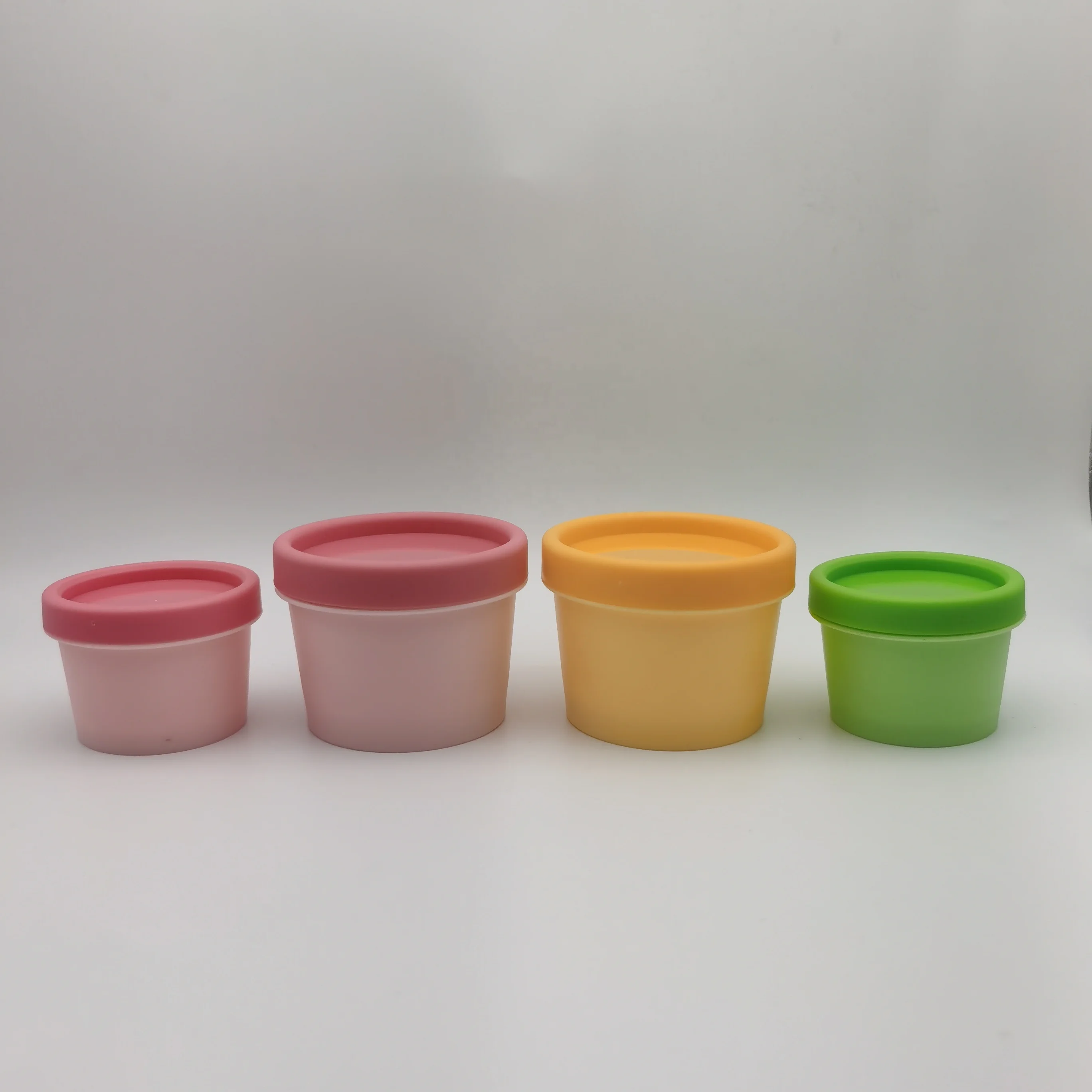 100g plastic PP cosmetic jar,50ml pp cosmetic amber jar,pp milk cream jar with screw cap empty vial