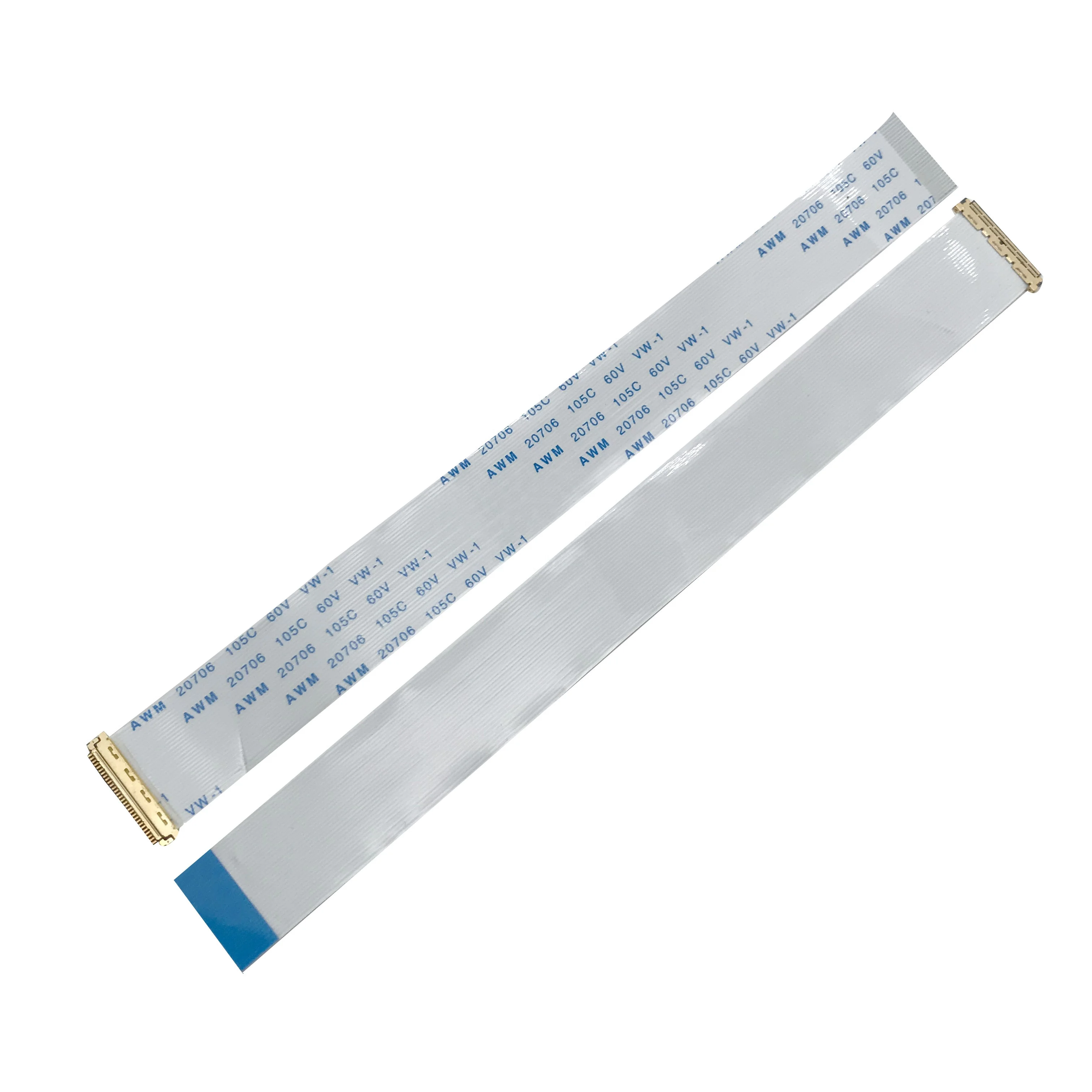 Awm 20706 Flexible Flat Ribbon Cable FPC 40 Pin 0.5mm pitch Type A Ffc Cables
