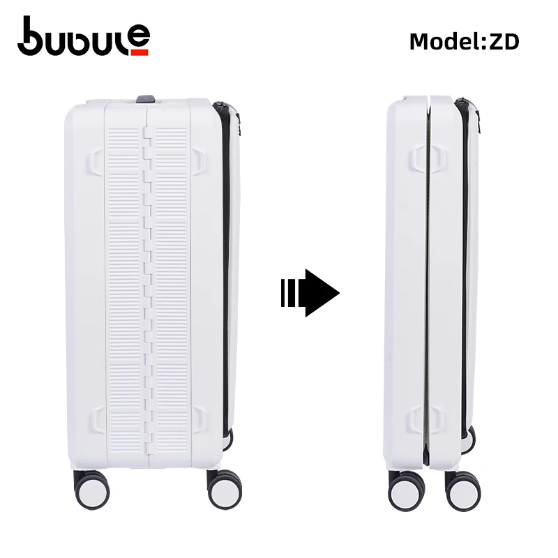 20 дюймов передний открытый полипропиленовый жесткий чехол для переноски складная тележка багажа ноутбук карманный дизайнерский