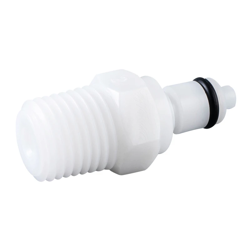 Pipe Thread 1/4 1/8 NPT CPC Plastic Plug Check Valve Insert Quick Release Connector Coupling Coupler for Liquid medical device