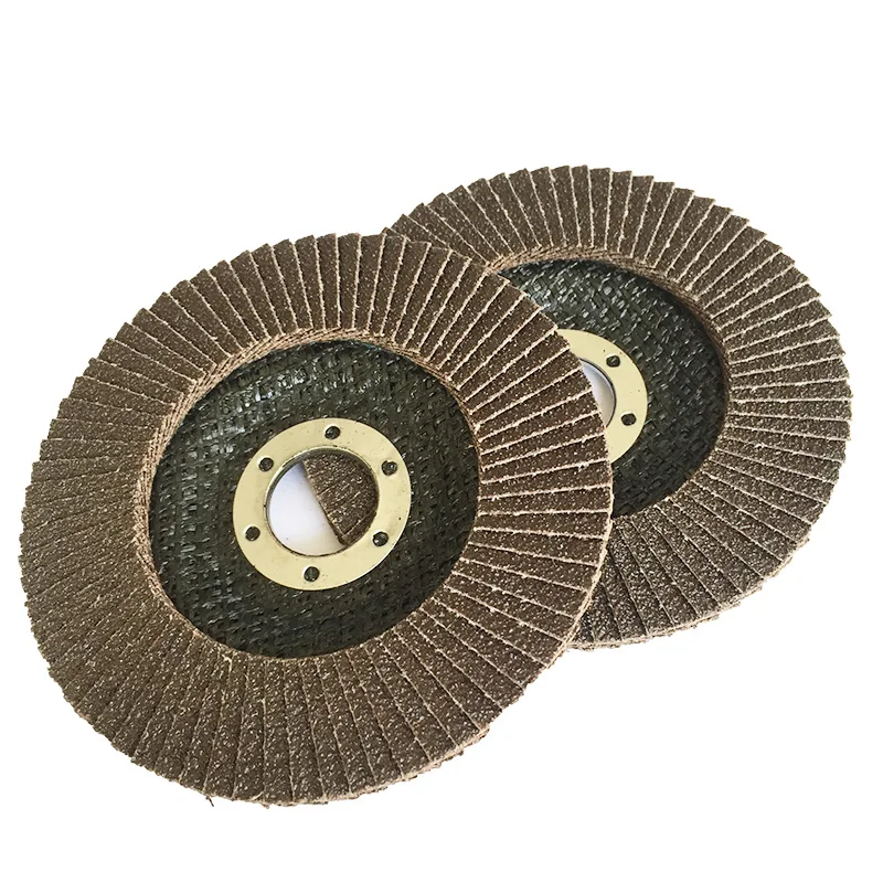 2024 factory price 4 1/2 Inch Aluminum Oxide Abrasive Flap Disc Grit Grinding Sanding Wheels for Angle Grinder