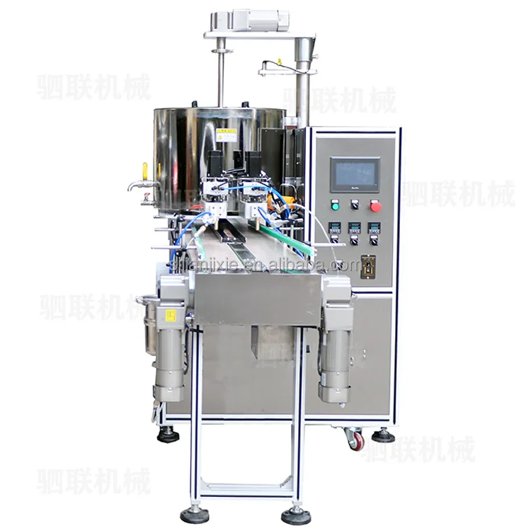 SILIAN High capacity Double head oil wax quantitative heating filling machine