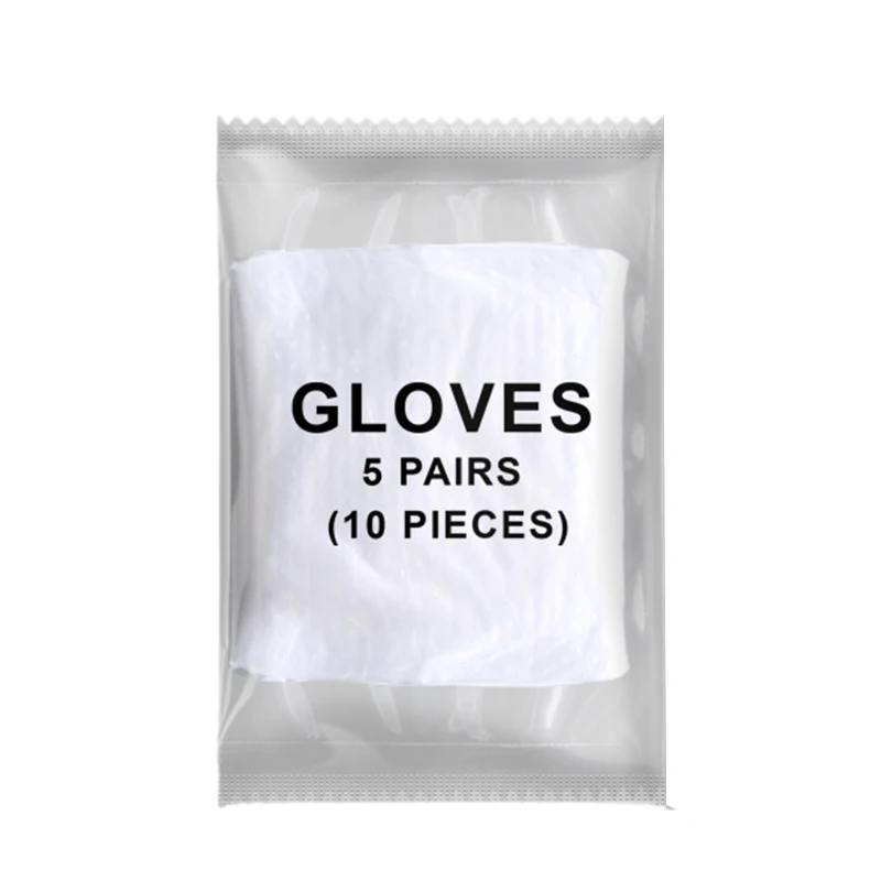 Disposable Gloves Wholesale PE Transparent Film Plastic Gloves HDPE/LDPE/CPE/TPE Individually wrapped Ten gloves