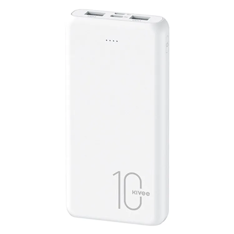 Внешний аккумулятор высокой емкости KIVEE, 10000 мАч, Высококачественная портативная батарея, литий-полимерная батарея для iPhone, внешний аккумулятор