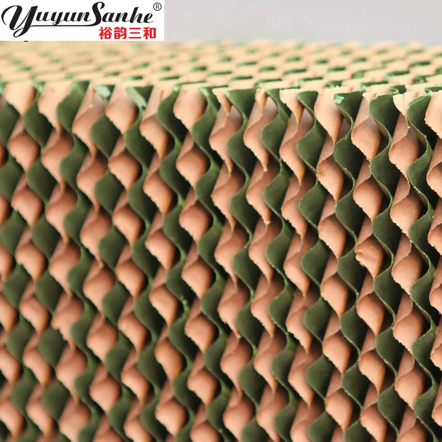 Охлаждающая подушка для испарения картонная гребешок меда