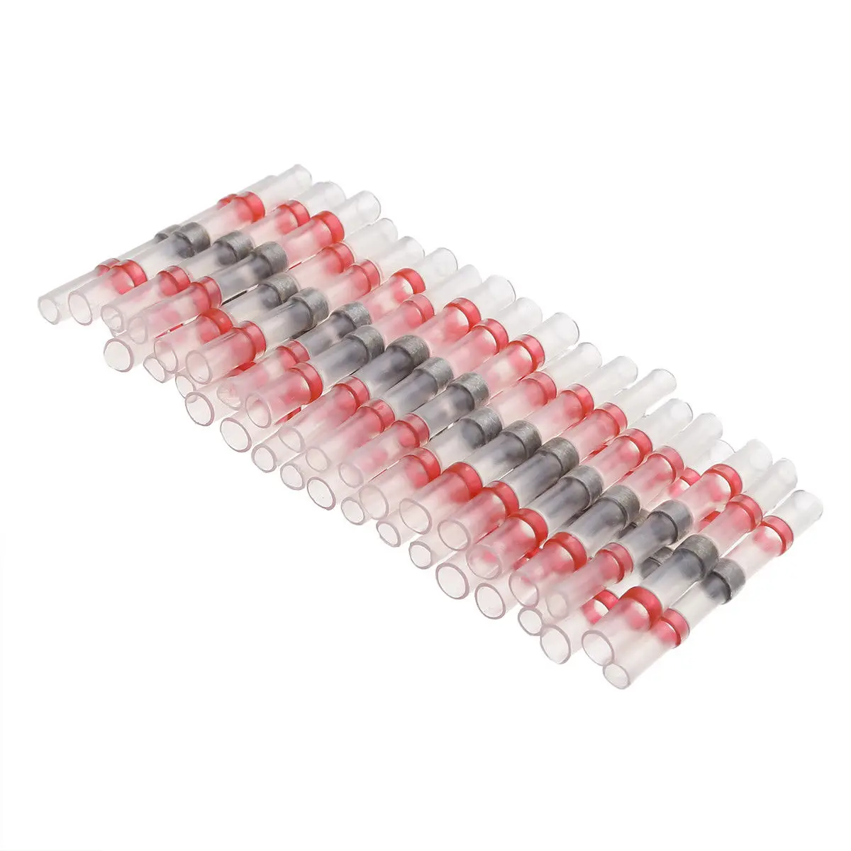 Factory Direct 100PCS Solder Joiners Solder Seal Heat Shrink Butt Wire Connectors