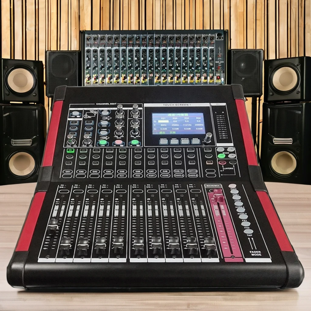 Music studio equipment master mixer consola de audio dj mixer