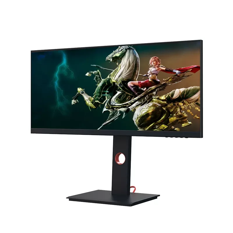 Frameless 26 Inch Flat Monitor 21:9 2560*1080 75Hz Gaming Monitor With Lifting Base