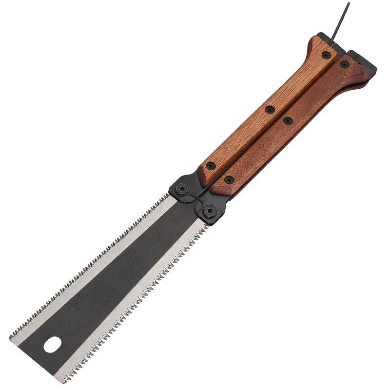 Outdoor Portable Double-sided Folding Saw High Quality Wholesale Fine Teeth SK5 Folding Hand Saw