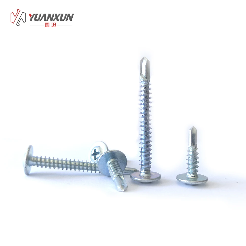 
High Quality Stainless steel large flat head round head washers Fastening screw woodworking screw self-tapping nut washer 