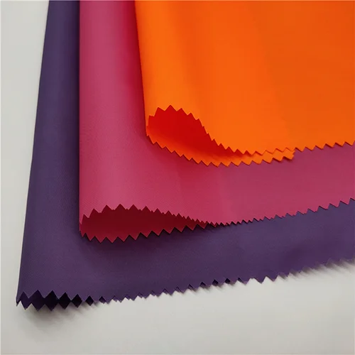 High Quality 100% Poly Taffeta 210T 240T  for Suit and Bag Brake Shoe Lining Dress 75DChunya Spinning