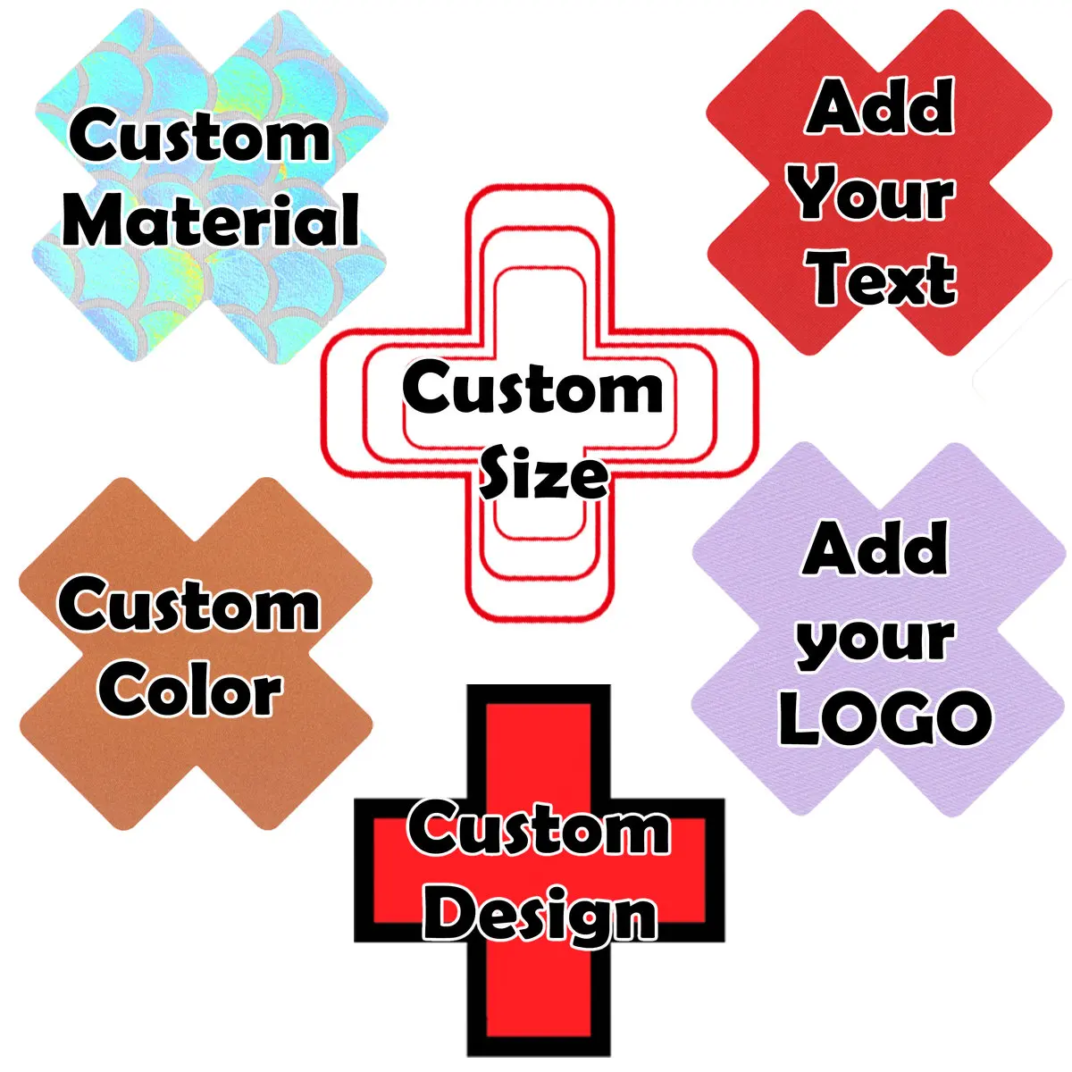 Sexy Women Chest Stickers Disposable Boobs Cover Custom Pasties Disposable Sexy Nipple Pasties Sexy Breast Covers