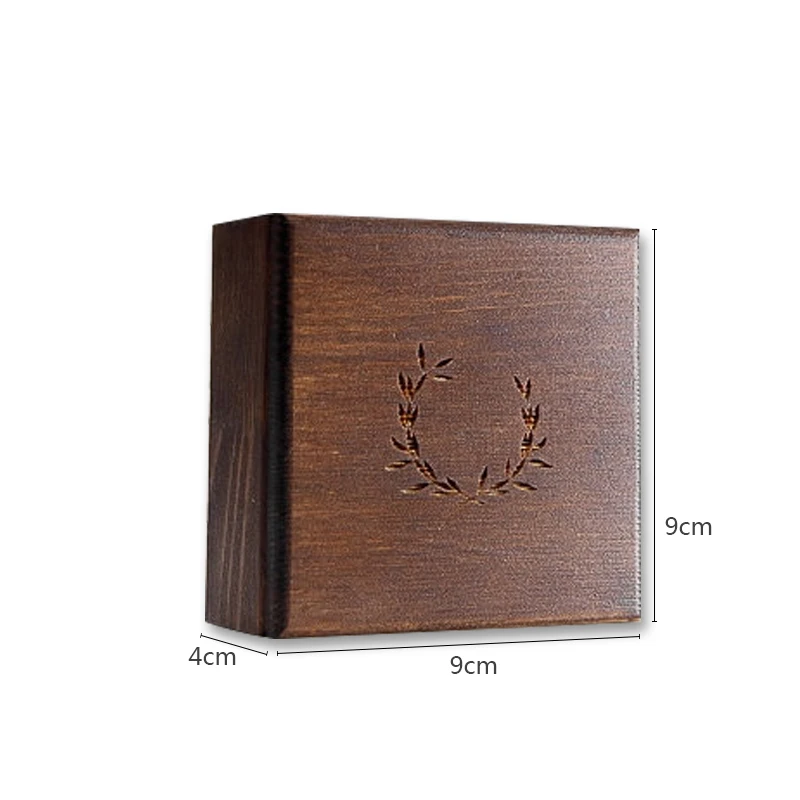 High Quality Customized Logo Walnut Wooden USB Flash Drive Gift Box