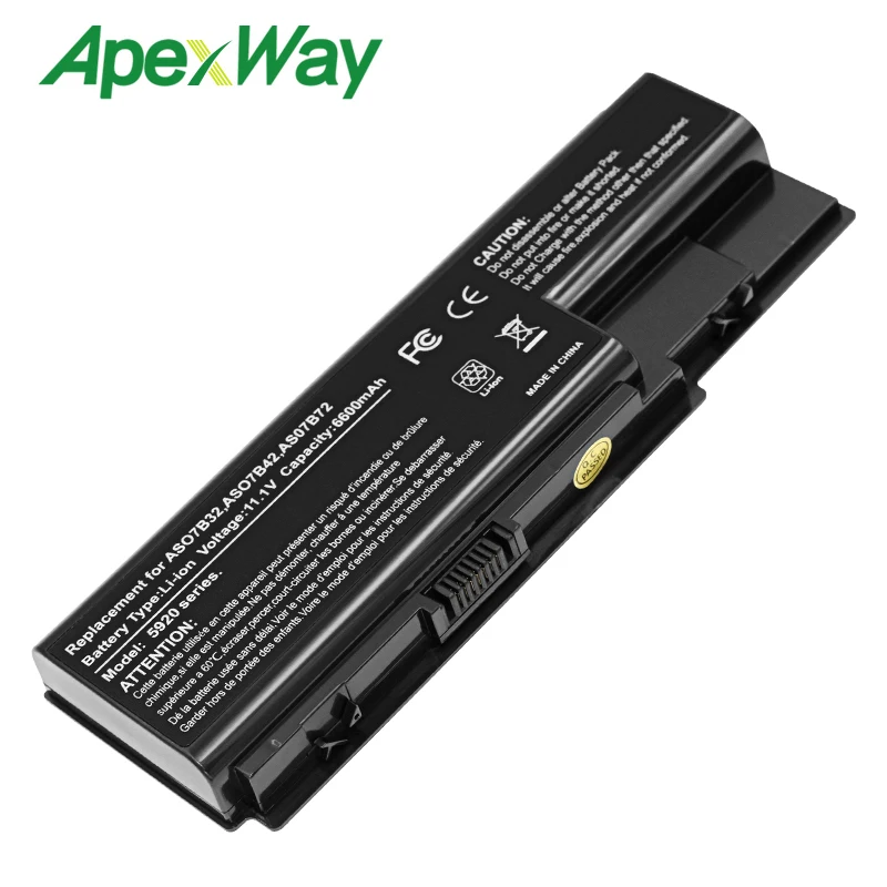 Laptop battery For Acer Aspire 5920 5920G 5315 5520G 6930 6935 7330 7520 7530 7540 7720 AS07B31 AS07B32 AS07B41 AS07B42 5200mAh