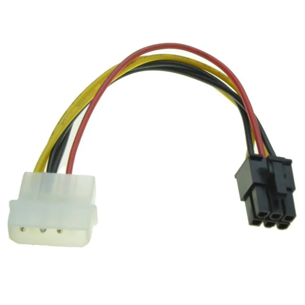 4-контактный молекс до 6 Pin PCI Express PCIE видеокарта мощность кабель с адаптером для