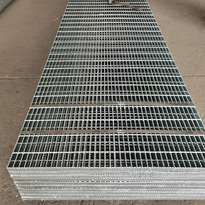 Factory price galvanized open steel mesh flooring