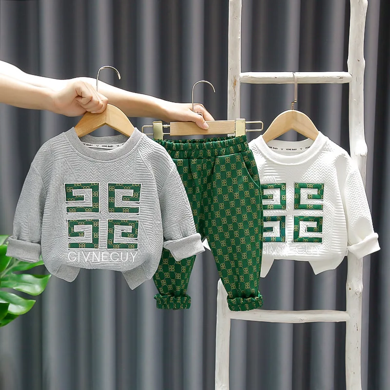 Boys Clothing Sets Winter Casual Style Toddler Boys Clothing Sets Pullover Boys Clothing Sets