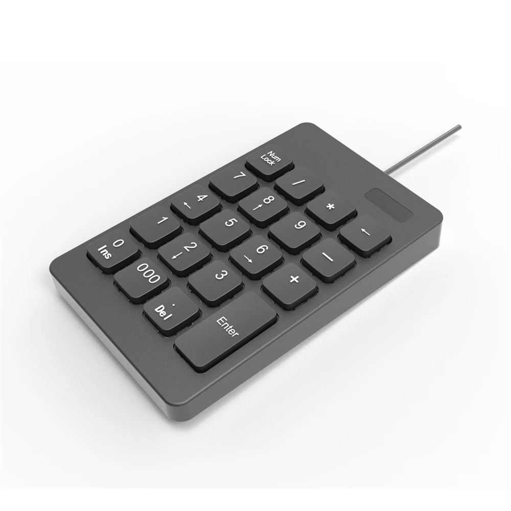 Factory Direct Sales USB Numeric Keypad 20 Key Number Keypad Keyboard for Laptop PC Computer Notebook