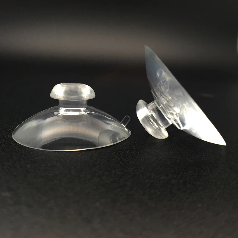 Custom Hot Sale Mushroom Head Transparent Plastic Hooks Vacuum Suction Cups