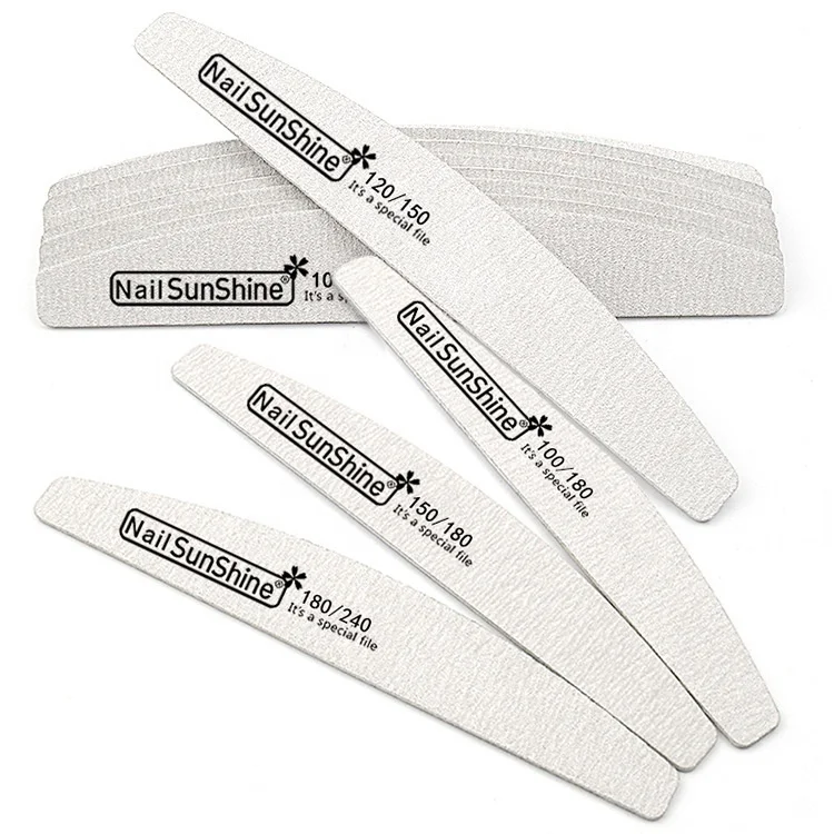 High Quality OEM Custom Printing Logo Wooden Nail File Disposable Wood Nail File