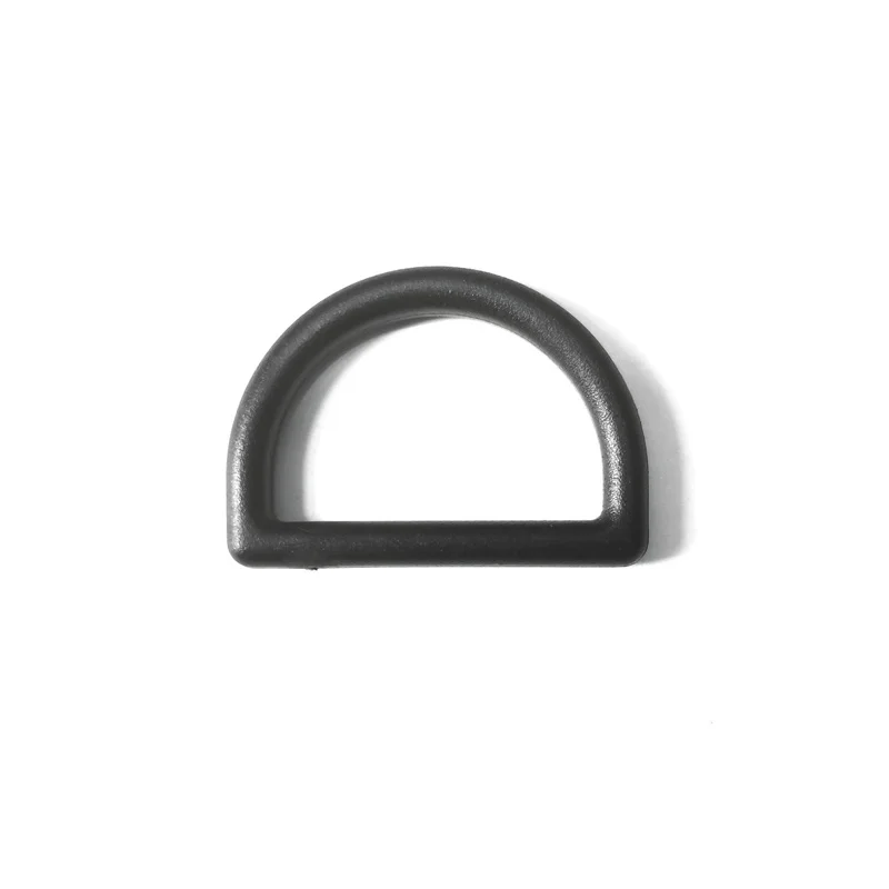 SAS Factory Price Black Plastic D-Ring Quality Black D Rings Loop Buckle