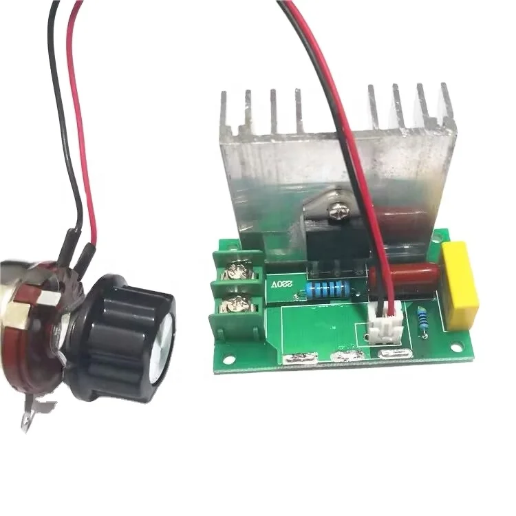 4000W High-Power Thyristor Electronic Voltage Regulator motor Variable Speed Governor Temperature Regulator 220V