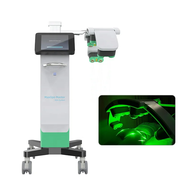 635nm Red Light 532nm Green Light Shape Slimming Equipment Green Master Laser Machine